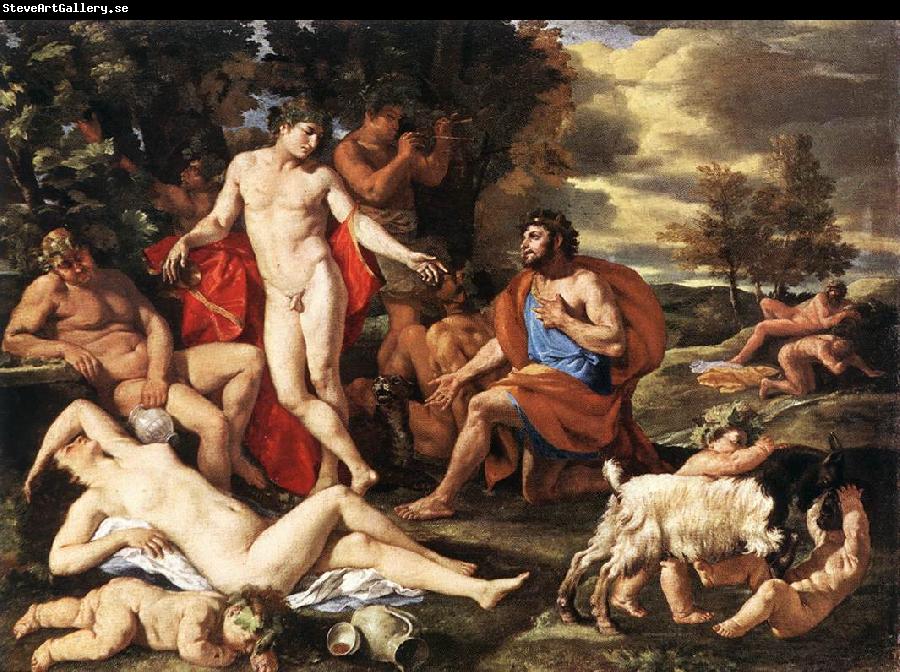 Nicolas Poussin Midas and Bacchus